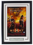 Brendan Fraser Signed Framed 11x17 The Mummy Poster Photo BAS - Sports Integrity