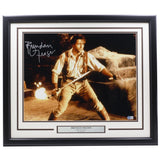 Brendan Fraser Signed Framed 16x20 The Mummy Photo BAS - Sports Integrity