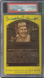 Brooks Robinson Signed 4x6 Baltimore Orioles HOF Plaque Card PSA/DNA 85025712