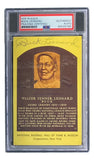 Buck Leonard Signed 4x6 Homestead Grays HOF Plaque Card PSA/DNA 85025785 - Sports Integrity