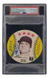 Carl Yastrzemski Signed 1976 MSA Boston Red Sox Disc Card PSA/DNA - Sports Integrity