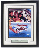 Cheech and Chong Signed Framed 11x14 Up in Smoke Poster Photo JSA LL09023 - Sports Integrity