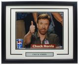 Chuck Norris Signed Framed 11x14 Dodgeball Photo BAS