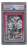 Dale Hawerchuk Signed 1991 Score #266 Buffalo Sabres Hockey Card PSA/DNA - Sports Integrity