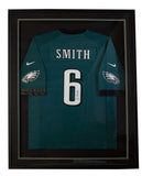 DeVonta Smith Signed Framed Philadelphia Eagles Nike Football Jersey JSA - Sports Integrity