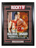 Dolph Lundgren Signed Framed 16x20 Rocky IV Poster Photo Drago Inscribed JSA ITP - Sports Integrity