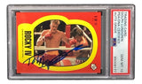 Dolph Lundgren Signed Ivan Drago 1985 Topps #6 Sticker Card PSA/DNA Gem MT 10 - Sports Integrity