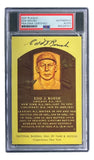 Edd Roush Signed 4x6 Chicago White Sox HOF Plaque Card PSA/DNA 85025701 - Sports Integrity