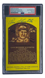 Enos Slaughter Signed 4x6 St Louis Cardinals HOF Plaque Card PSA/DNA 85025666 - Sports Integrity