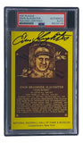 Enos Slaughter Signed 4x6 St Louis Cardinals HOF Plaque Card PSA/DNA 85026126 - Sports Integrity