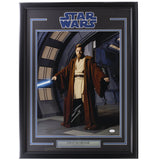 Ewan McGregor Signed Framed 16x20 Star Wars Obi-Wan Kenobi Pose Photo JSA