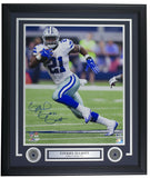 Ezekiel Elliott Signed Framed Dallas Cowboys 16x20 Photo BAS