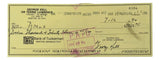 George Kell Detroit Tigers Signed Bank Check #8304 BAS - Sports Integrity