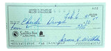 Hoyt Wilhem Baltimore Orioles Signed  Bank Check #422 BAS