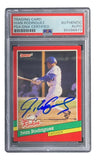 Ivan Rodriguez Signed 1991 Donruss #33 Texas Rangers Rookie Card PSA/DNA