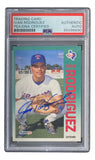 Ivan Rodriguez Signed 1992 Fleer #316 Texas Rangers Rookie Card PSA/DNA