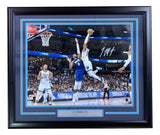 Ja Morant Signed Framed 16x20 Memphis Grizzlies vs Timberwolves Photo BAS