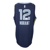 Ja Morant Signed Memphis Grizzlies Navy Blue Nike Swingman XL Jersey BAS - Sports Integrity