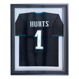 Jalen Hurts Philadelphia Signed Framed Black Football Jersey JSA Hologram - Sports Integrity