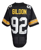 Jason Gildon Pittsburgh Signed Black Football Jersey Sports Integrity - Sports Integrity