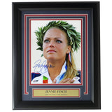 Jennie Finch Signed Framed USA Softball 8x10 Photo PSA/DNA - Sports Integrity