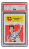 Jerry West Signed Lakers Reprint 1961 Fleer Rookie Card #43 PSA/DNA 10 - Sports Integrity