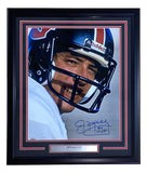 Jim Kelly Signed Framed 16x20 USFL Houston Gamblers Photo 84 MVP Steiner Sports