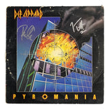 Joe Elliott Phil Collen Signed Def Leppard 1983 Pyromania Vinyl Record JSA 953 - Sports Integrity