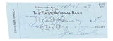 Joe Sewell Cleveland Signed October 18 1949 Bank Check BAS - Sports Integrity