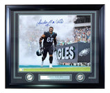 Jordan Mailata Signed Framed 16x20 Philadelphia Eagles Photo BAS ITP