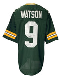 Christian Watson Green Bay Signed Green Football Jersey BAS