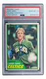 Larry Bird Signed 1981 Topps #4 Celtics Trading Card PSA/DNA Auto Gem MT 10