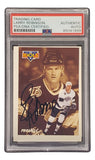 Larry Robinson Signed 1991 Pinnacle #382 Los Angeles Kings Hockey Card PSA/DNA - Sports Integrity