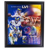 Los Angeles Rams Framed 20x24 LE Super Bowl Collage w/ Game-Used Confetti