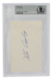 Luke Appling Signed Chicago White Sox Signature Cut BAS