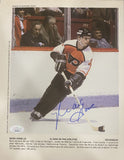 Mark Howe Signed 8x10 Philadelphia Flyers Photo JSA AL44174