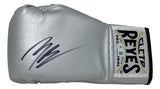 Michael B Jordan "Creed" Signed Silver Left Hand Cleto Reyes Boxing Glove BAS ITP - Sports Integrity