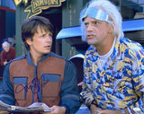 Michael J. Fox Chris Lloyd Signed 16x20 Back to the Future II Photo 2 JSA+BAS - Sports Integrity