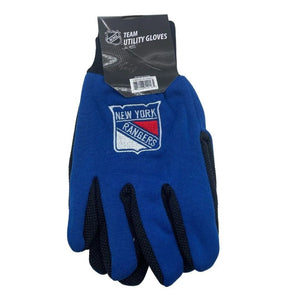 New York Rangers Blue - Black Sport Utility Pair Gloves - Sports Integrity