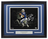 Peyton Manning Signed Framed Indianapolis Colts 11x14 Spotlight Photo Fanatics