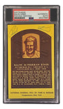 Ralph Kiner Signed 4x6 Pittsburgh Pirates HOF Plaque Card PSA/DNA 85027896 - Sports Integrity