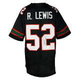 Ray Lewis Signed Custom Black Pro Style Football Jersey BAS ITP - Sports Integrity