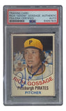 Rich Goose Gossage Signed Pirates 1977 Hostess #128 Trading Card PSA/DNA - Sports Integrity