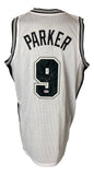 Tony Parker San Antonio Signed White Basketball Jersey BAS ITP