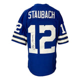 Roger Staubach Signed Dallas Cowboys Mitchell & Ness NFL Legacy Jersey BAS ITP - Sports Integrity