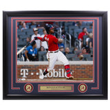 Ronald Acuna Jr. Signed Framed Atlanta Braves 16x20 Batting Photo JSA Holo