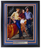 Schneider Wopat Bach Signed Framed 16x20 Dukes of Hazzard Photo JSA