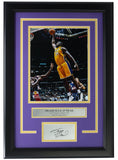 Shaquille O'Neal Framed 8x10 L.A. Lakers Dunk Photo w/Laser Engraved Signature