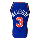 Stephon Marbury Signed New York Knicks 2005/06 M&N HWC Swingman Jersey BAS ITP