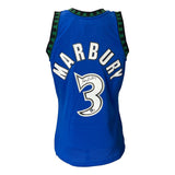 Stephon Marbury Signed Timberwolves 1996/97 M&N HWC Swingman Jersey BAS ITP